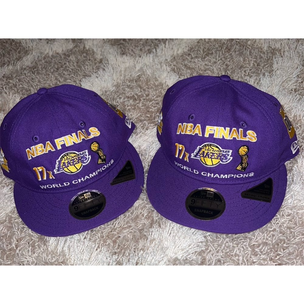 Rare LA Lakers hat, made with patches. Stylish and fun!